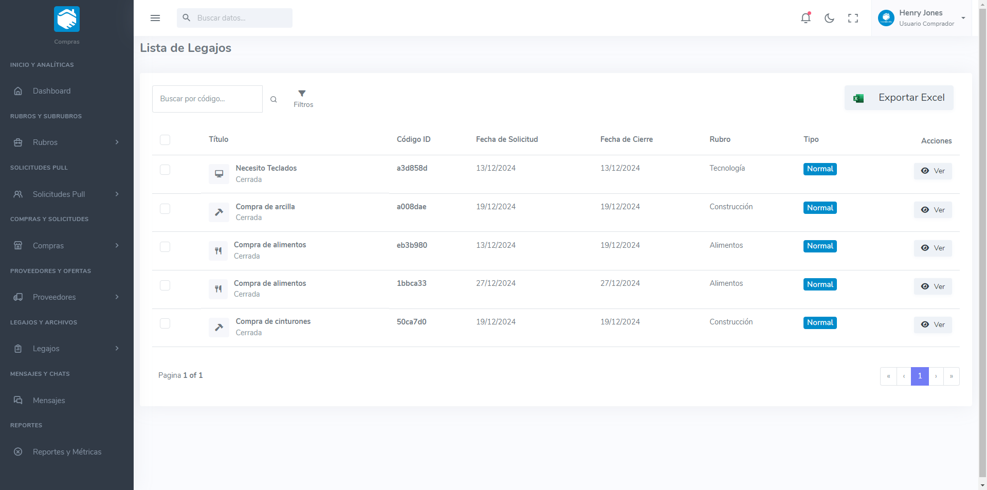 Dashboard Light Mode
